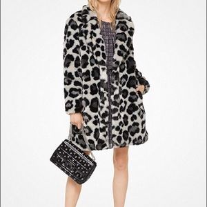 Michael kors faux fur coat